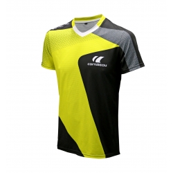 Cornilleau T-Shirt Adrenaline geel-zwart-grijs