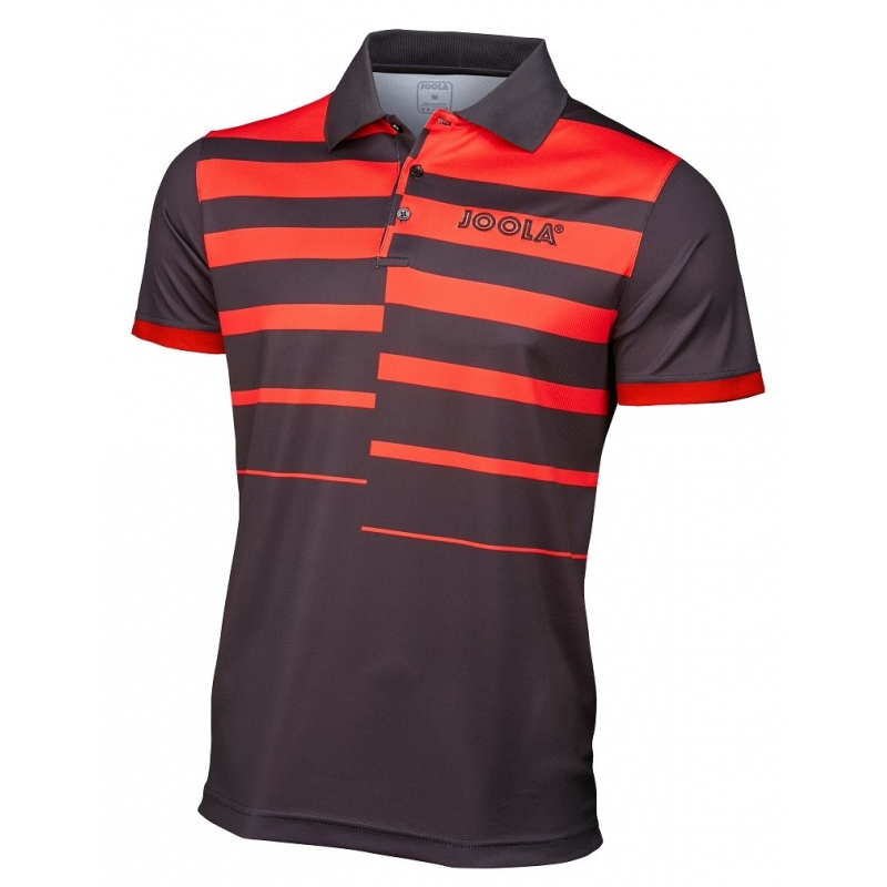 Joola Shirt Linares Polyester zwart-rood