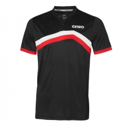 Gewo Shirt Belas zwart-rood-wit