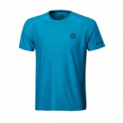 Andro Shirt Melange Alpha Casual blauw