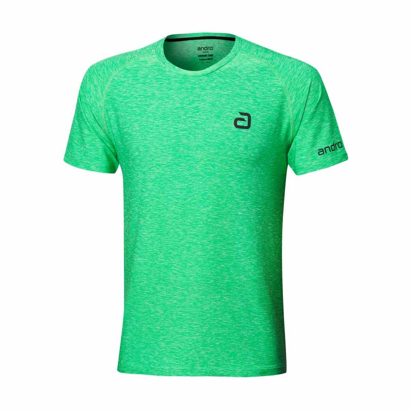 Andro Shirt Melange Alpha Casual groen