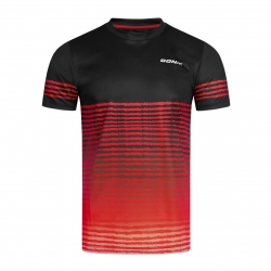 Donic T-Shirt Tropic zwart-rood