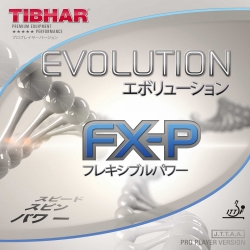 2e rubber aan 50% - Tibhar Evolution FX-P zw2.2
