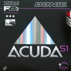 2e Rubber Aan 50% - Donic Acuda S1 Zw1.8