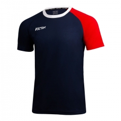Victas V-T-Shirt 219 navy-rood