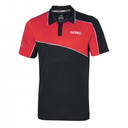 Gewo Shirt Pinto Polyester zwart-rood