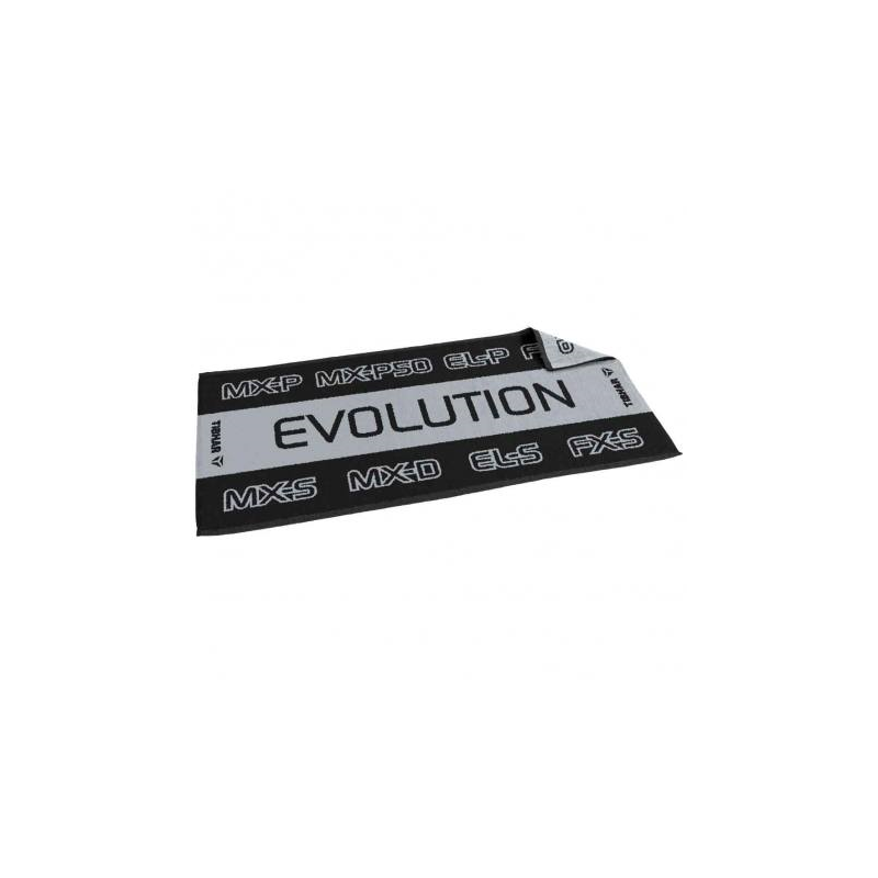 Tibhar Handdoek Evolution zwart-grijs