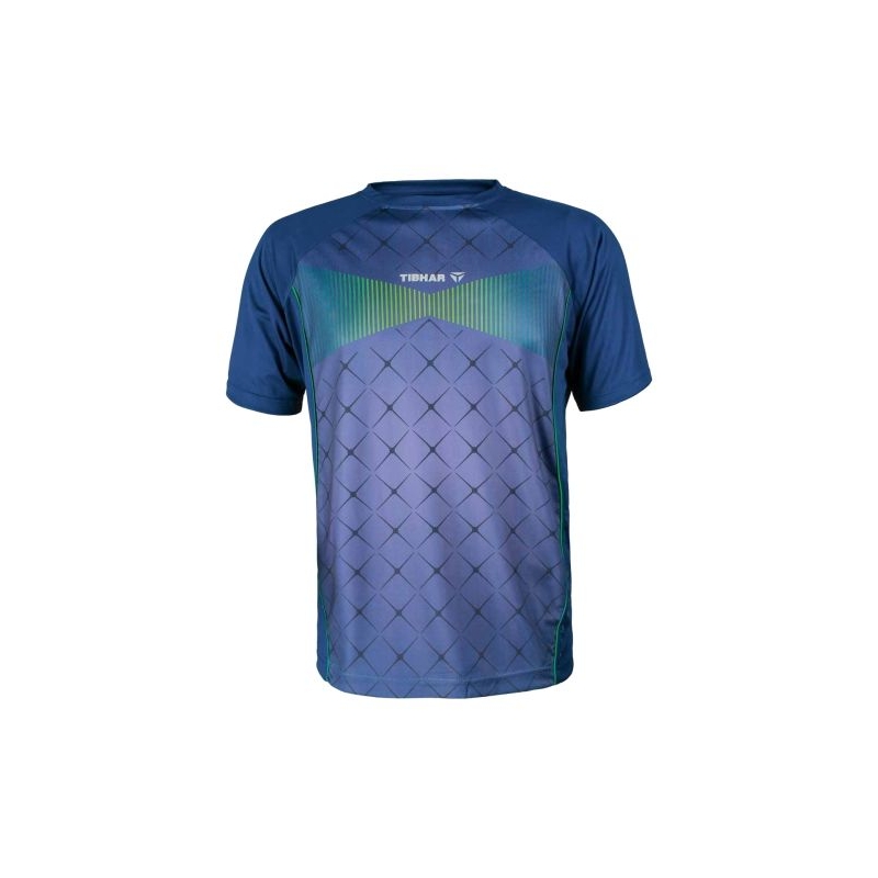 Tibhar T-Shirt Pulse blauw-groen