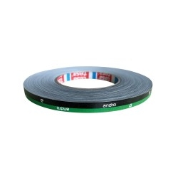 Andro Zijkantband Stripes zwart-groen 12 mm x 50 m