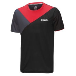 Gewo T-Shirt Toledo zwart-grijs-rood