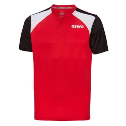 Gewo T-Shirt Zamora rood-wit-zwart