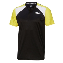 Gewo T-Shirt Zamora zwart-wit-geel