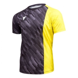 Victas V-T-Shirt 224 zwart-geel