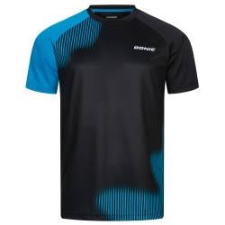 Donic T-Shirt Peak zwart-blauw