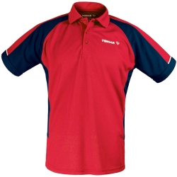 Tibhar Shirt Mundo Katoen rood-navy