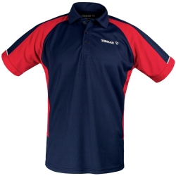 Tibhar Shirt Mundo Polyester navy-rood