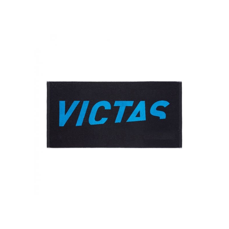 Victas Handdoek V-521 zwart-blauw