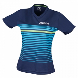Joola Shirt Stripes Lady navy-blauw