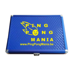 Alu Case PingPongMania blauw-geel