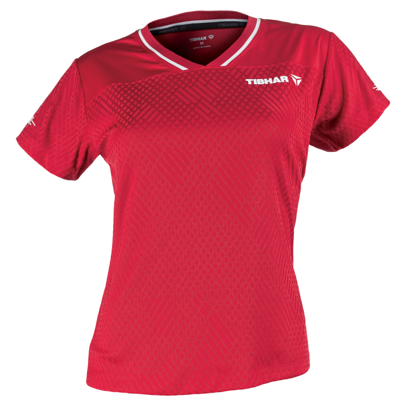 Tibhar Shirt Lady Osmium rood