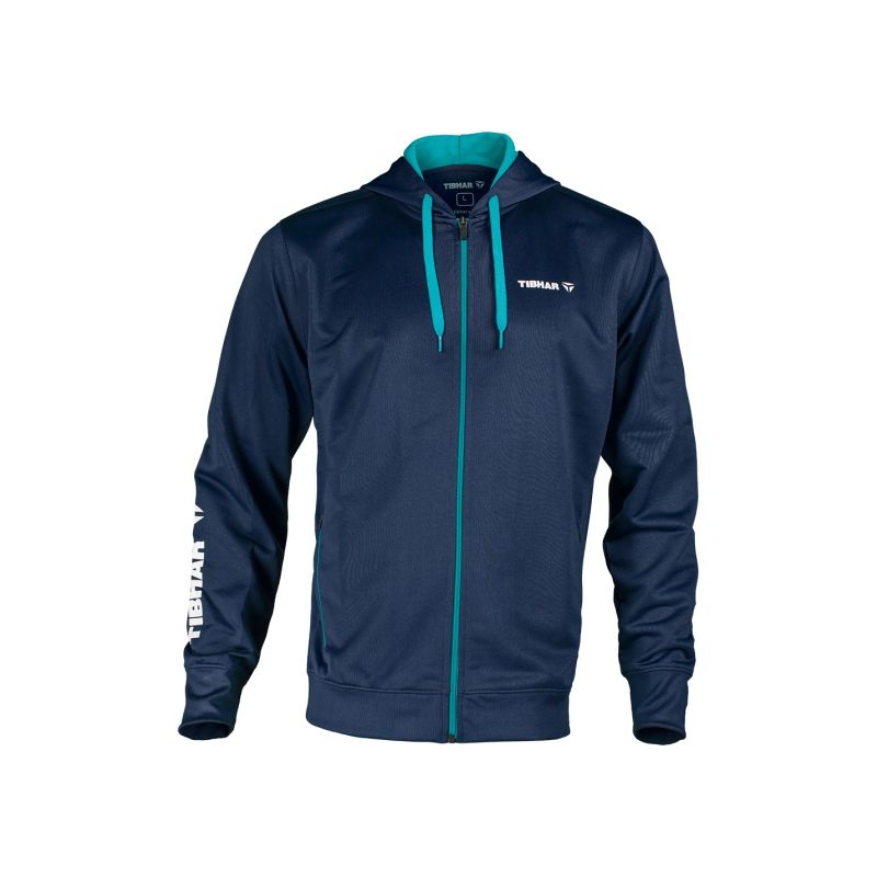 Tibhar Hoody Mundo/World navy-blauw