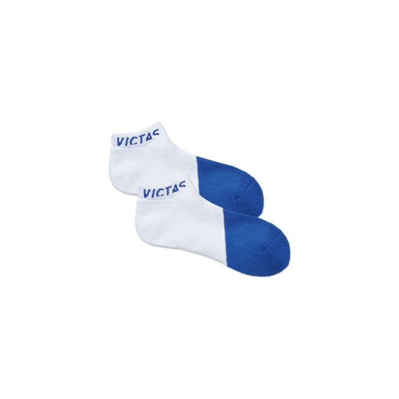 Victas V-Sokken 520 wit-blauw