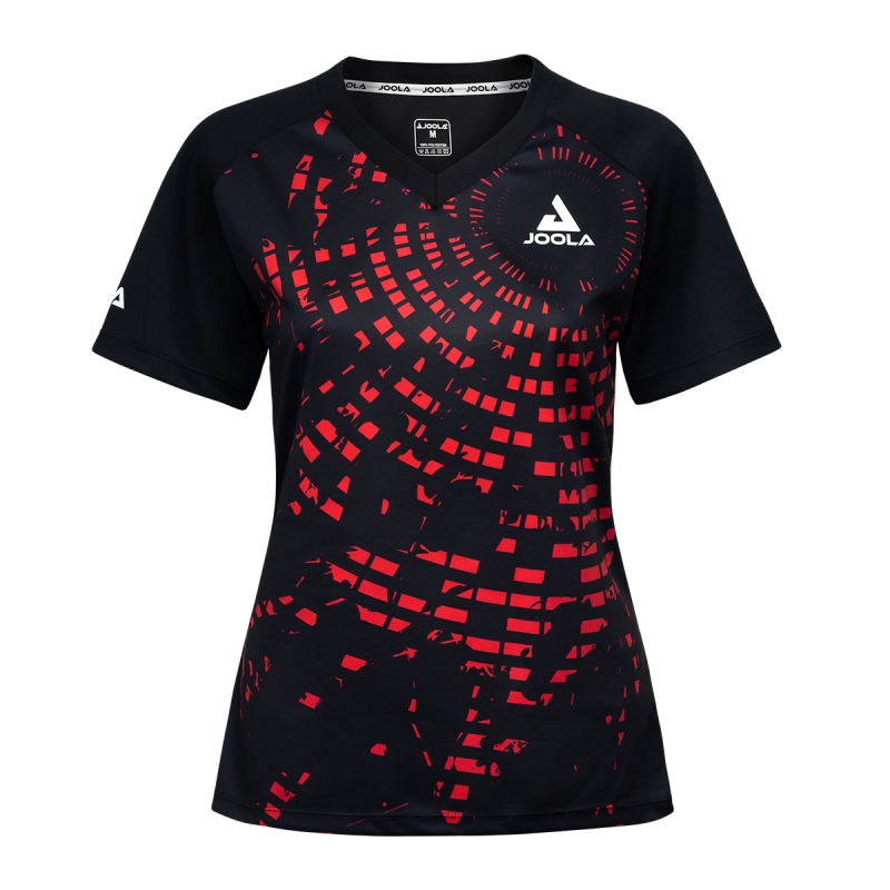 Joola Shirt Centrela Lady zwart-rood