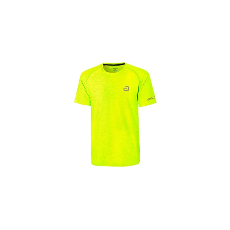 Andro Shirt Melange Alpha neongeel