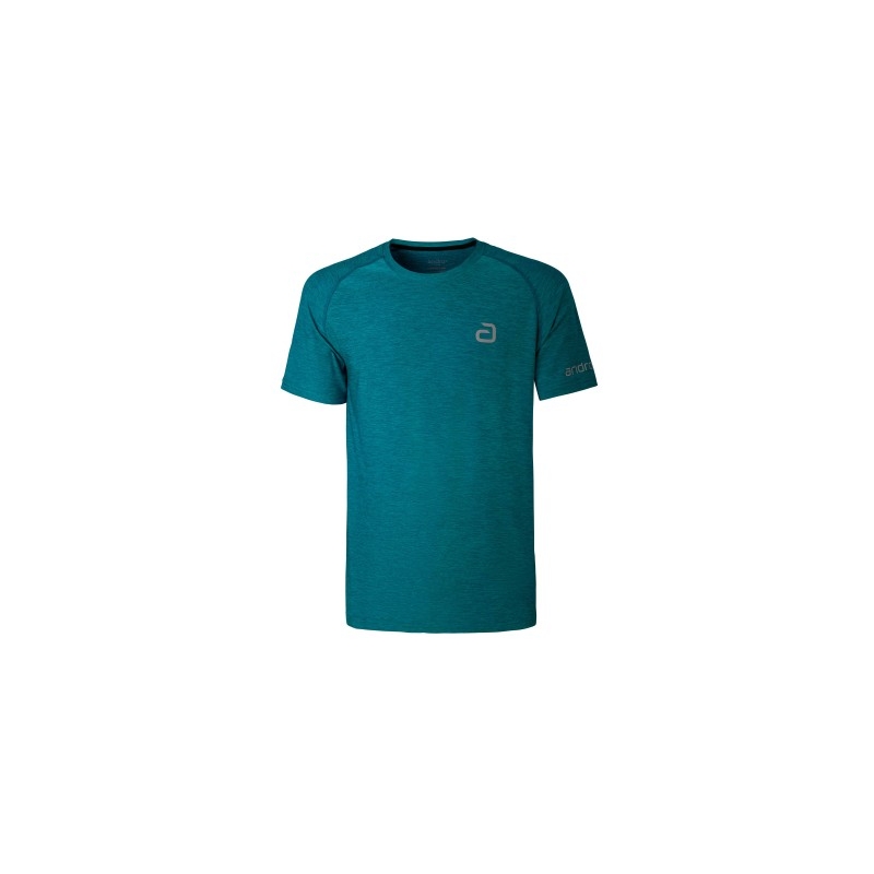 Andro Shirt Melange Alpha groenblauw