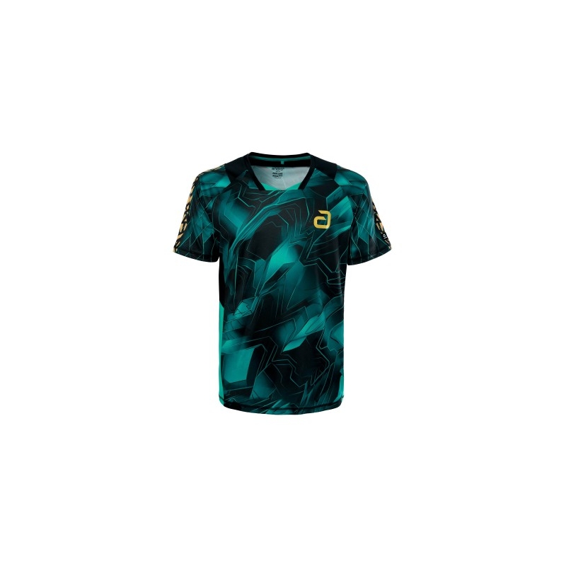 Andro Shirt Nayton groen-zwart