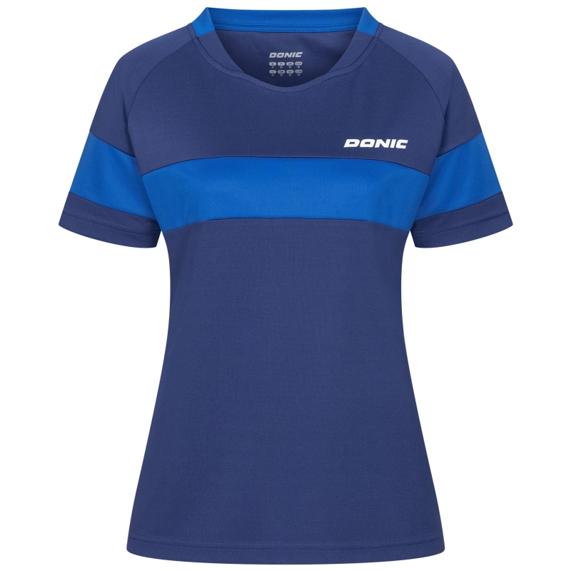 Donic Shirt Nitro Lady navy-blauw