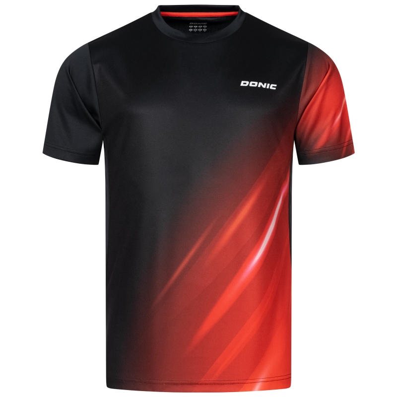 Donic T-Shirt Drop zwart-rood