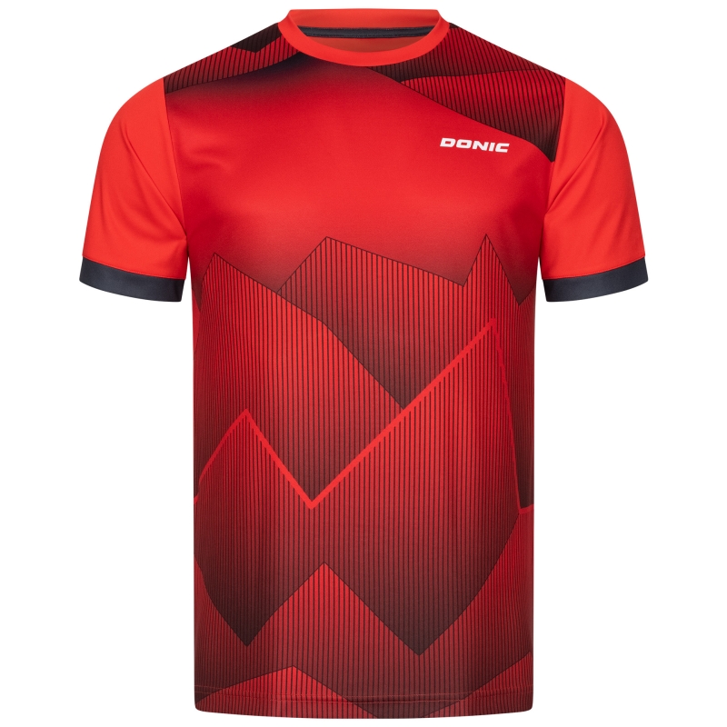 Donic T-Shirt Nova rood-zwart