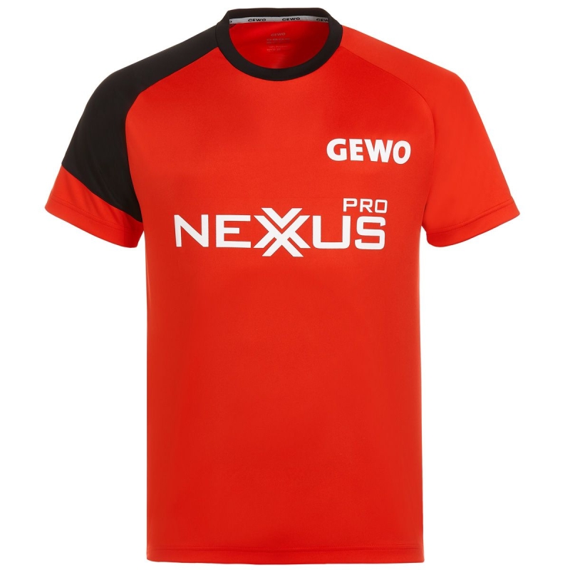 Gewo T-Shirt Pesaro Promo Nexxus Pro rood-zwart