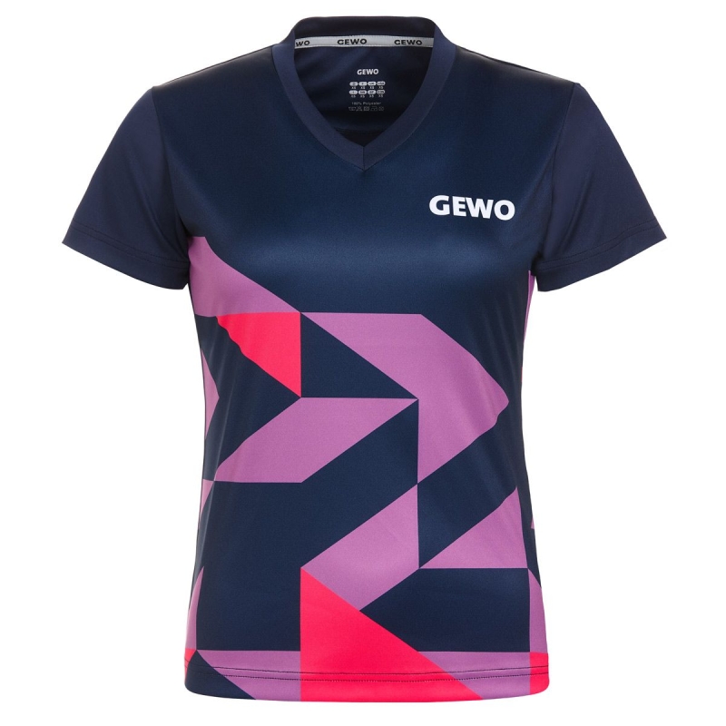 Gewo Shirt Matera Lady navy-roze