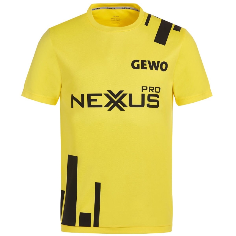 Gewo T-Shirt Bloques Promo geel-zwart