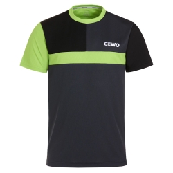 Gewo T-Shirt Ravenna zwart-grijs-lime