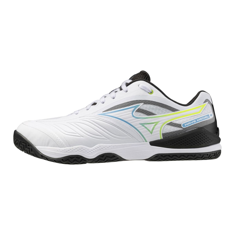 Mizuno Schoenen Wave Medal 8 wit-zwart