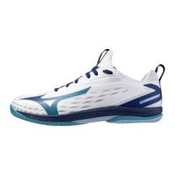 Mizuno Schoenen Wave Drive Neo 4 wit-blauw