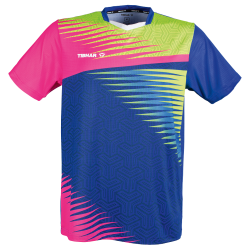 Tibhar Shirt Azur roze-geel-navy