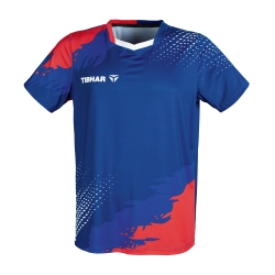 Tibhar Shirt TT France blauw-rood