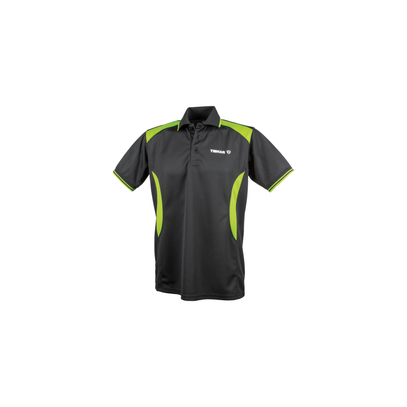 Tibhar Shirt Kosmos Polyester zwart-groen