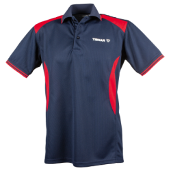 Tibhar Shirt Kosmos Polyester navy-rood