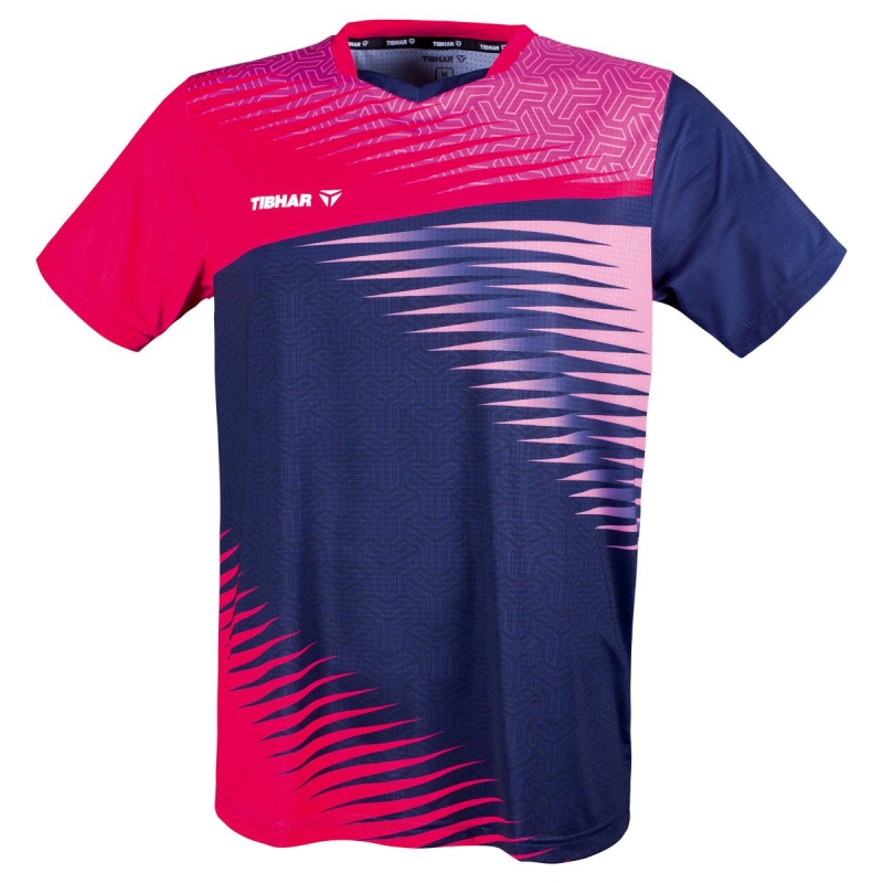Tibhar Shirt Azur roze-navy