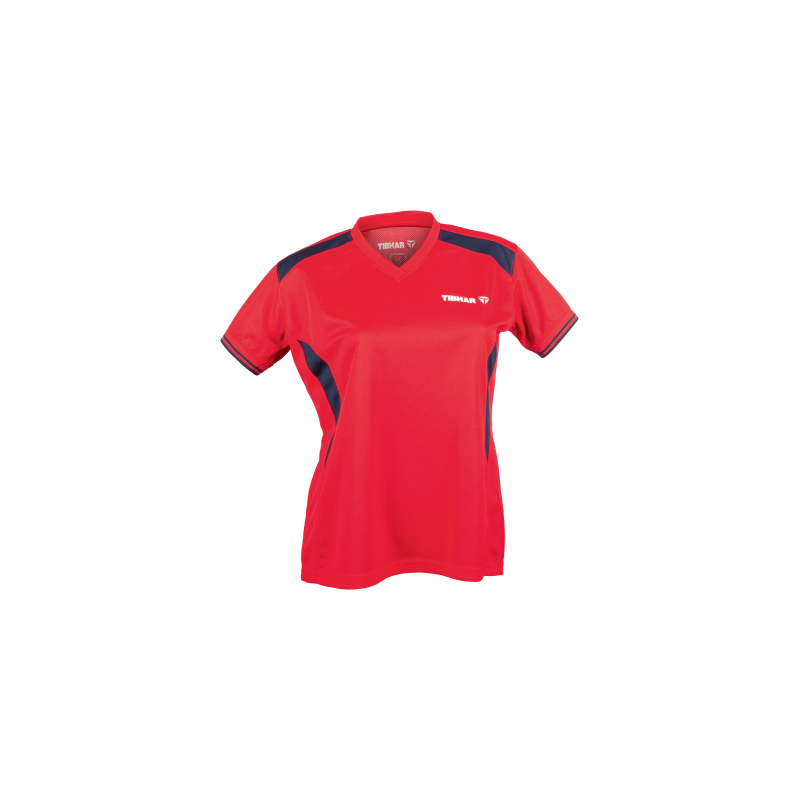 Tibhar Shirt Lady Kosmos rood-navy