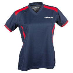 Tibhar Shirt Lady Kosmos navy-rood