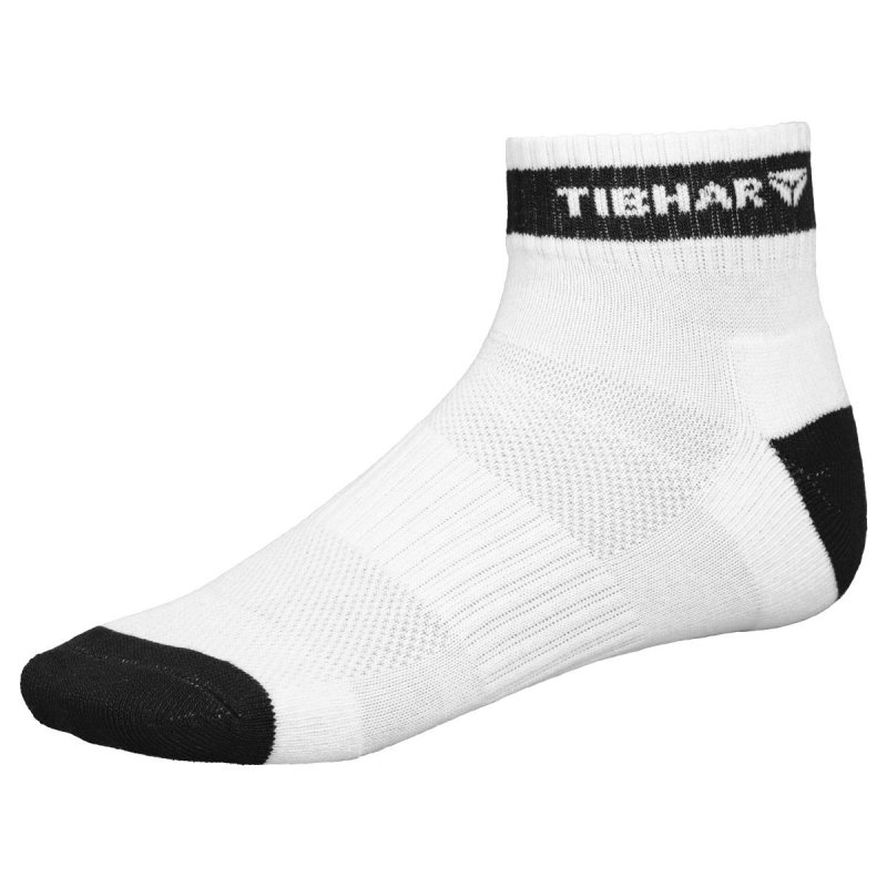 Tibhar Sokken Basic wit-zwart