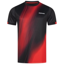 Donic T-Shirt Cream zwart-rood