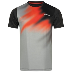 Donic T-Shirt Furious zwart-rood-grijs