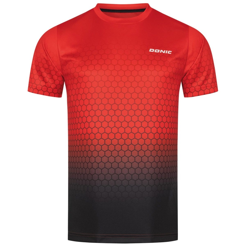 Donic T-Shirt Scorpion rood-zwart
